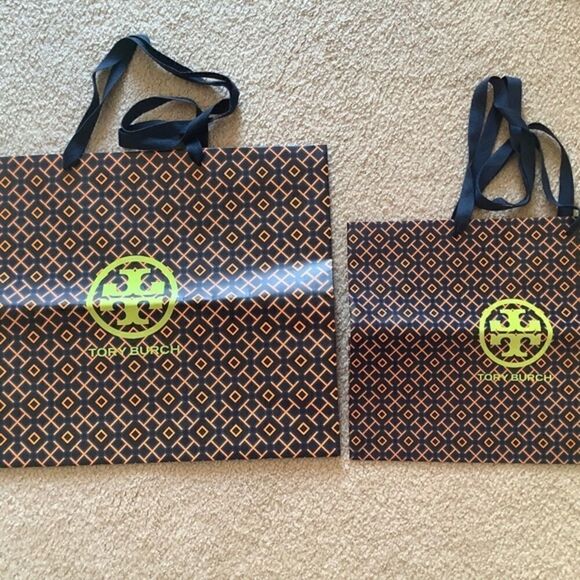 TORY BURCH SET OF 5 different LARGE  Medium SIZE NEW SHOPPING BAGS - Picture 1 of 7
